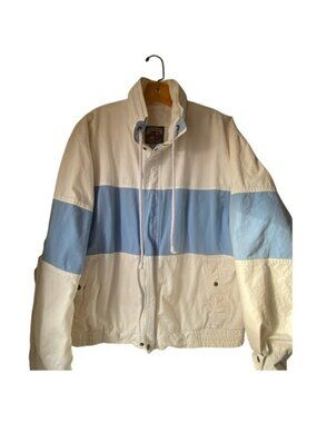 Vintage 90s Gulf Traders Windbreaker Jacket XL RN 42936 Nautical